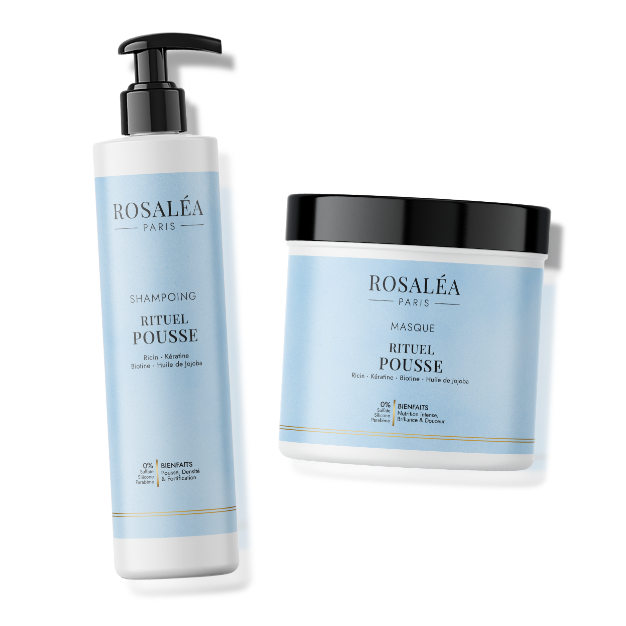 Rituel Pousse - Routine complète (Shampoing & masque)